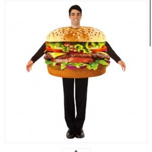 Brand new Cheeseburger costume! I bought two last year! I was Burger King 👑